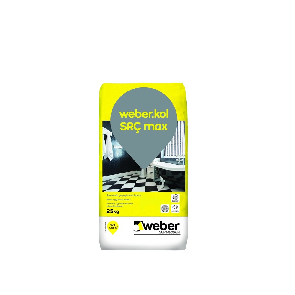 Weber weber.kol SR max წებოცემენტი, ნაცრისფერი — წებოცემენტი